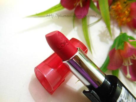 L'Oreal Infallible Le Rouge Lipstick Forever Fuchsia : Review, Swatch, FOTD, LOTD