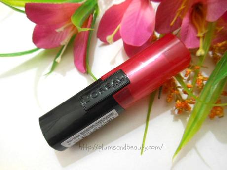 L'Oreal Infallible Le Rouge Lipstick Forever Fuchsia : Review, Swatch, FOTD, LOTD