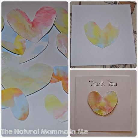 Toddler-made Thank You Cards