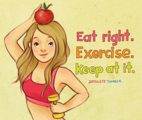 It is not about a diet, those never work or last long. It is a life style.. Eat right, Work out.
