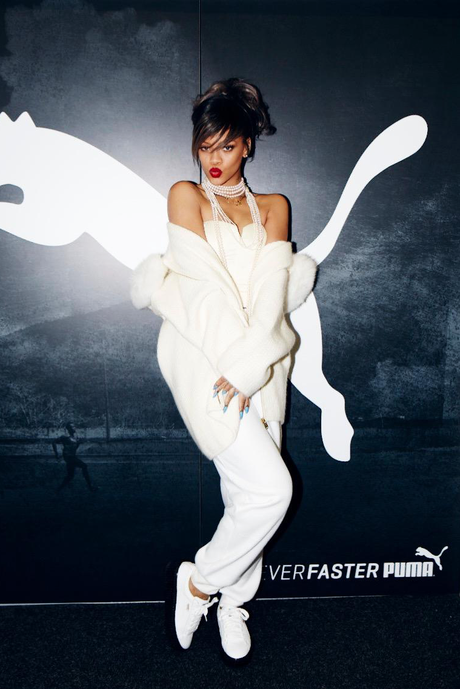 Rihanna Shows Off New Puma Wear