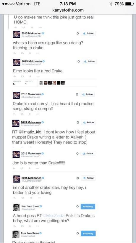 Old Tweets Reveal iLoveMakonnen Dissed Drake, Rihanna,Beyoncé, & Nicki Minaj