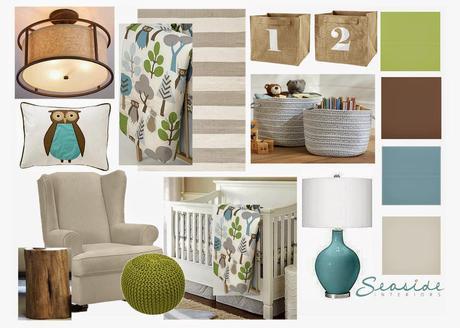 Surprise Woodland Baby Nursery Transformation inspired by Dwell Studios Owl Sky Bedding: Part 1