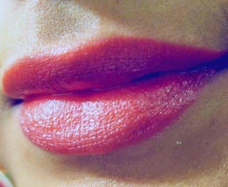 Frost is in the air and on the lips... Revlon Moon Drops Lipstick in Poppy Silk Red