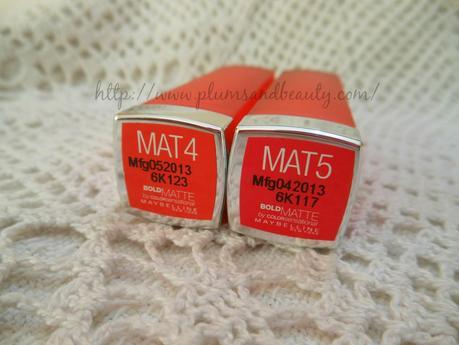 Maybelline Colorsensational Bold Matte Lipstick MAT5