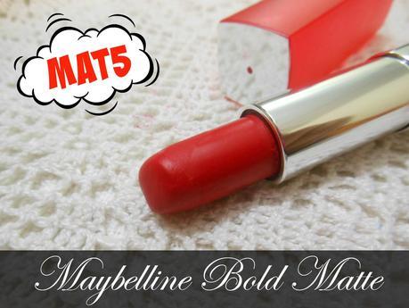 Maybelline Colorsensational Bold Matte Lipstick MAT5