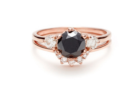 Wedding Spotlight: Rose Gold Engagement Rings