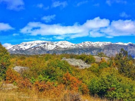 Pindo Mountain Range in Epirus, Greece
