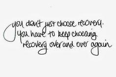 choosing to recover from eating disorder