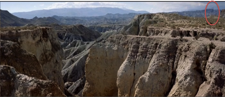 King of Kings (1961): are those telegraph poles?