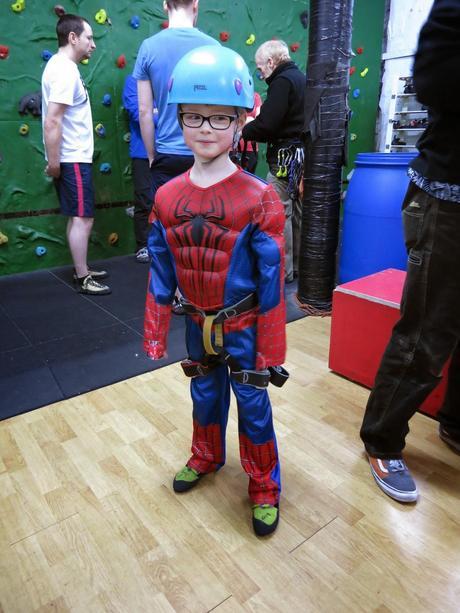 Spiderman & the Glasgow Climbing Centre