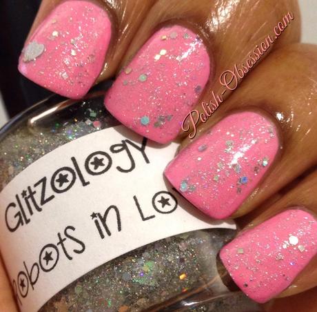 Kleancolor Cherry Sky and Glitzology Robots in Love