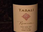Wine Wednesday Tabali Reserva Pinot Noir