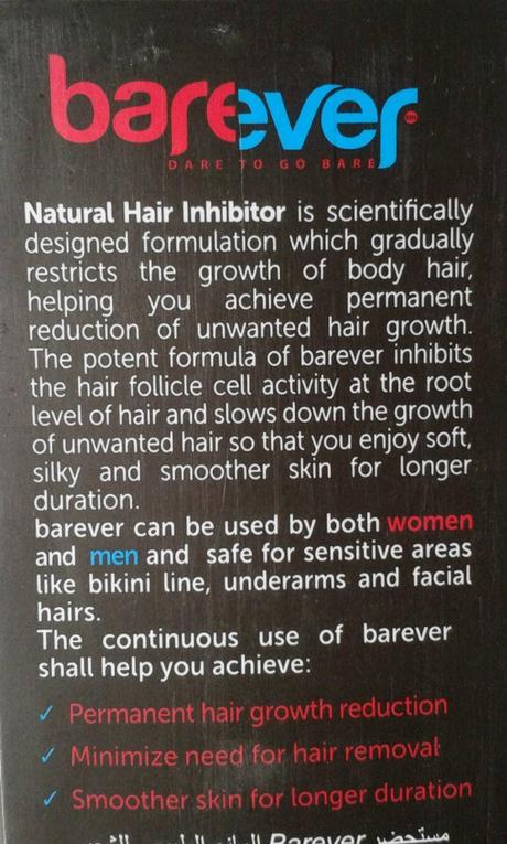 Barever Natural Hair Inhibitor Review