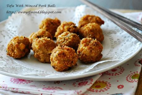 Tofu with Minced Pork Balls 鲜肉豆腐丸