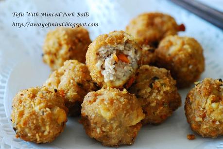 Tofu with Minced Pork Balls 鲜肉豆腐丸