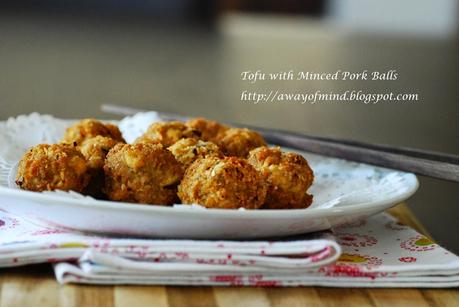 Tofu with Minced Pork Balls 鲜肉豆腐丸