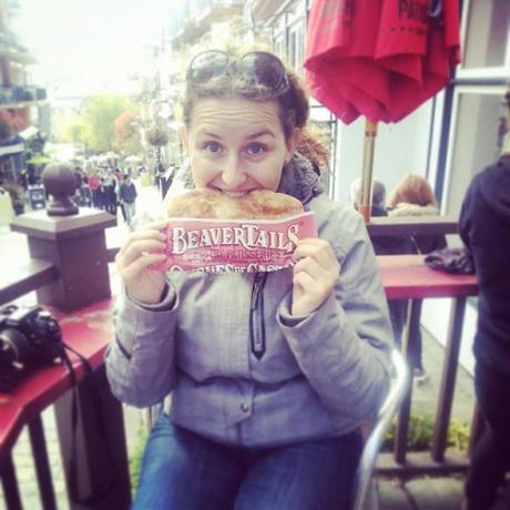 Me and my first (and only, so far) beaver tail