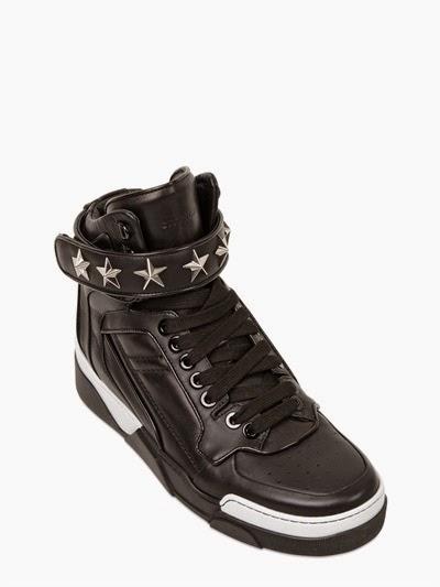 A Victor Is Back For Another Round:  Givenchy Tyson Leather High Top Sneakers