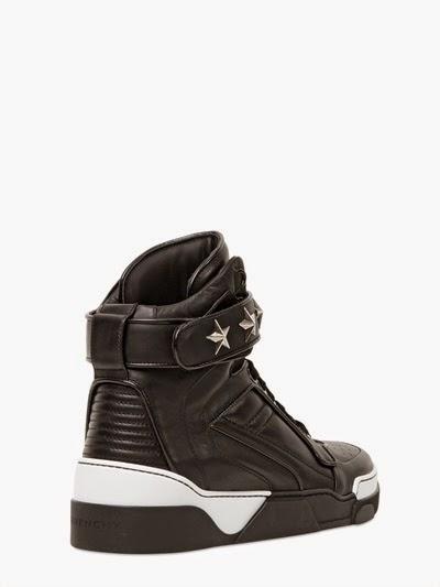 A Victor Is Back For Another Round:  Givenchy Tyson Leather High Top Sneakers