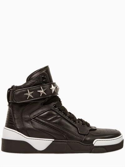 A Victor Is Back For Another Round:  Givenchy Tyson Leather High Top Sneakers