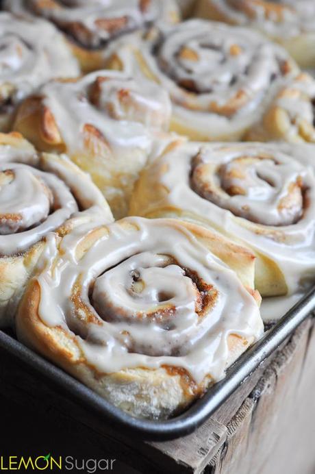 One Hour Maple Pecan Cinnamon Rolls