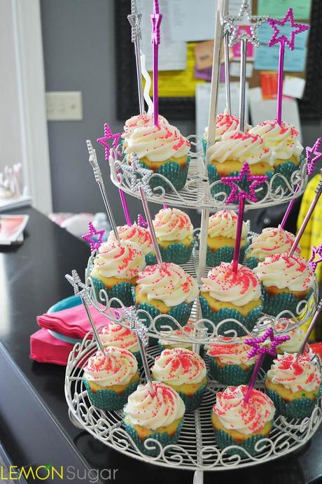 A Spa Party & Funfetti Cupcakes