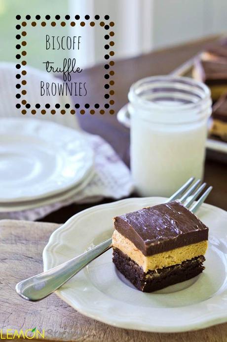 Biscoff Truffle Brownies