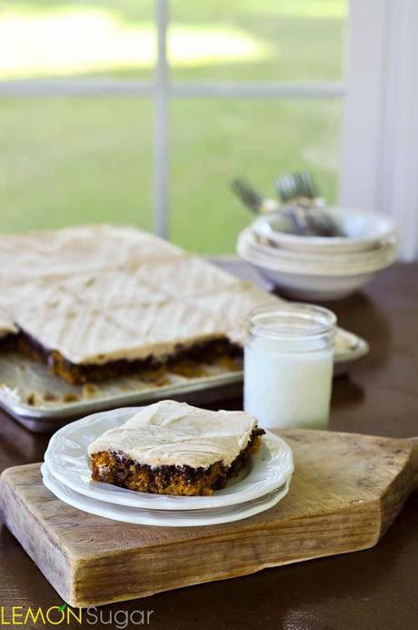 Pumpkin Nutella Swirl Cake