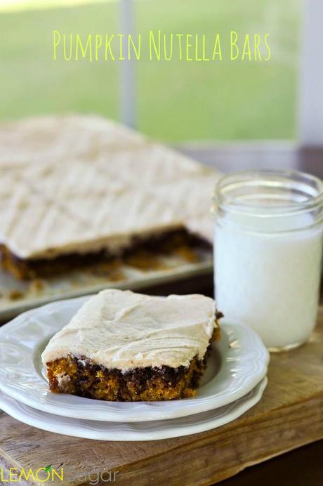 Pumpkin Nutella Swirl Cake