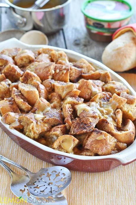 Caramel Bread Pudding with Creamy Caramel Sauce