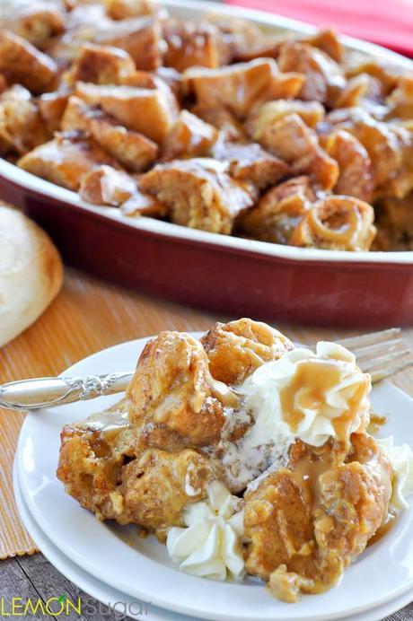 Caramel Bread Pudding with Creamy Caramel Sauce