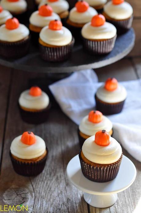 Pumpkin Cupcakes & Homemade Pumpkin Candies