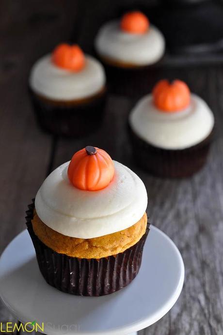 Pumpkin Cupcakes & Homemade Pumpkin Candies