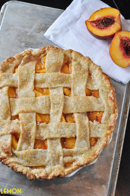 Peach Pie with Buttermilk Crust