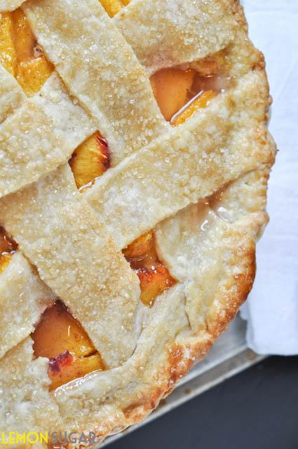 Peach Pie with Buttermilk Crust