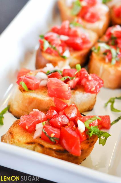 Tomato & Basil Bruschetta