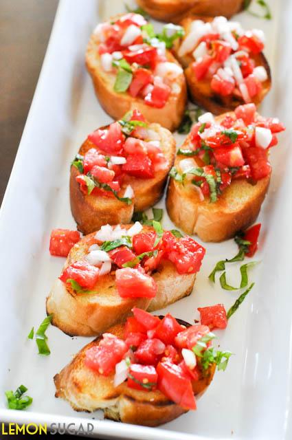 Tomato & Basil Bruschetta