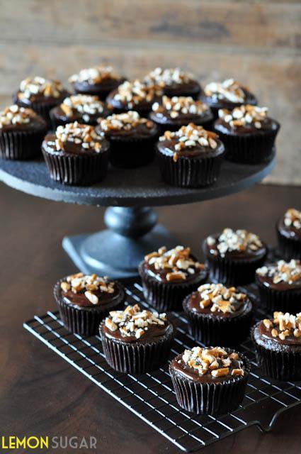 Beer & Pretzel Cupcakes