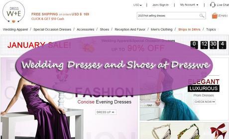Wedding Dresses and Shoes at Dresswe