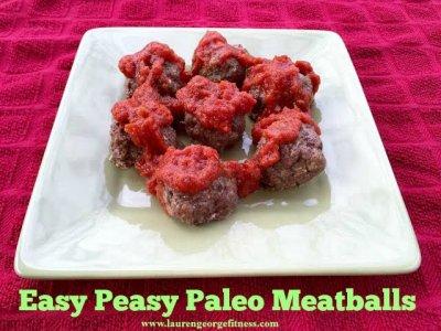 Easy Peasy Paleo Meatballs