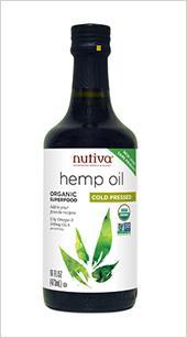 • Organic Cold-Pressed Hemp Oil