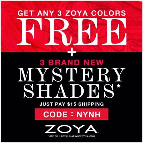 Press Release: Zoya 3 FREE & Mystery Trio Promo