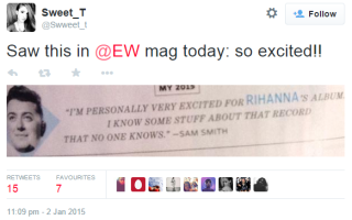 Sam Smith Hints About A Possible Collab With Rihanna