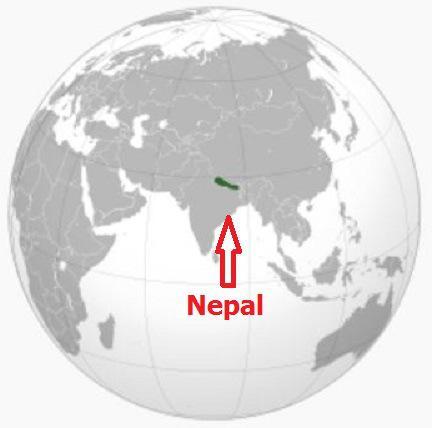 location of Nepal