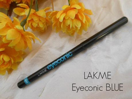 Lakme Eyeconic Blue : Review, Swatches, EOTD