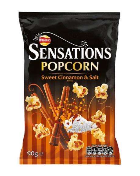 Walkers Sensations Cinnamon Popcorn