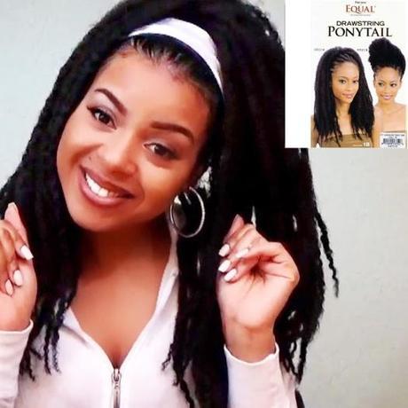 Jamaican Twist Ponytail Quick Natural Hair Transformation