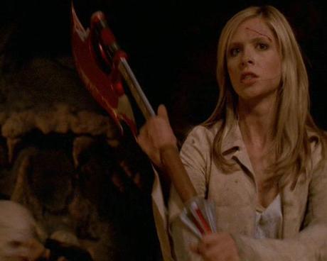 Buffy with axe