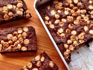 peppermint brownies